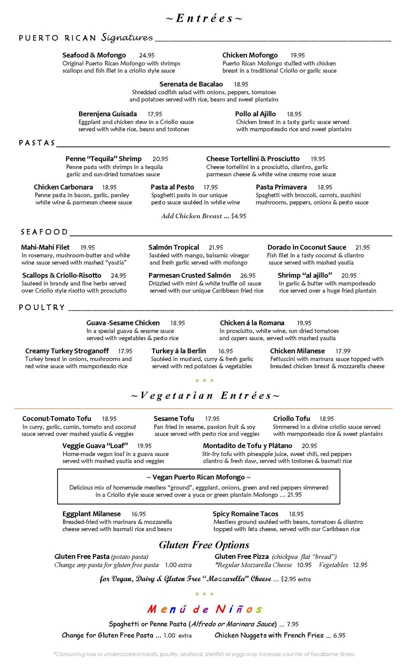 Cafe Berlin San Juan Menu Cafe Berlin San Juan Menu